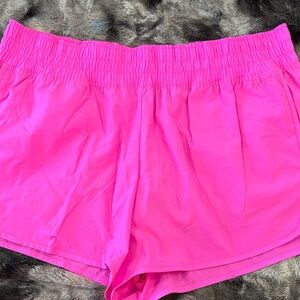 VS PINK Bright Pink Women's Athletic Shorts